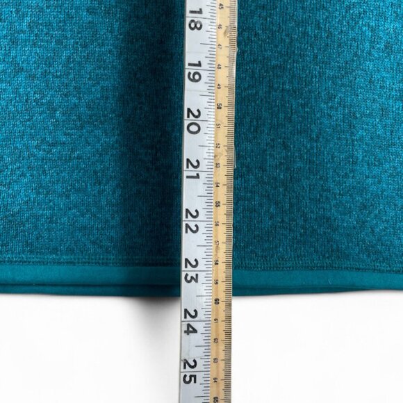 Patagonia Fleece Turquoise Zip Collar Pullover Sweater Jacket Women's Small - Picture 8 of 10